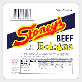 Stoney's Bologna - Original Packaging - BEEF Magnet